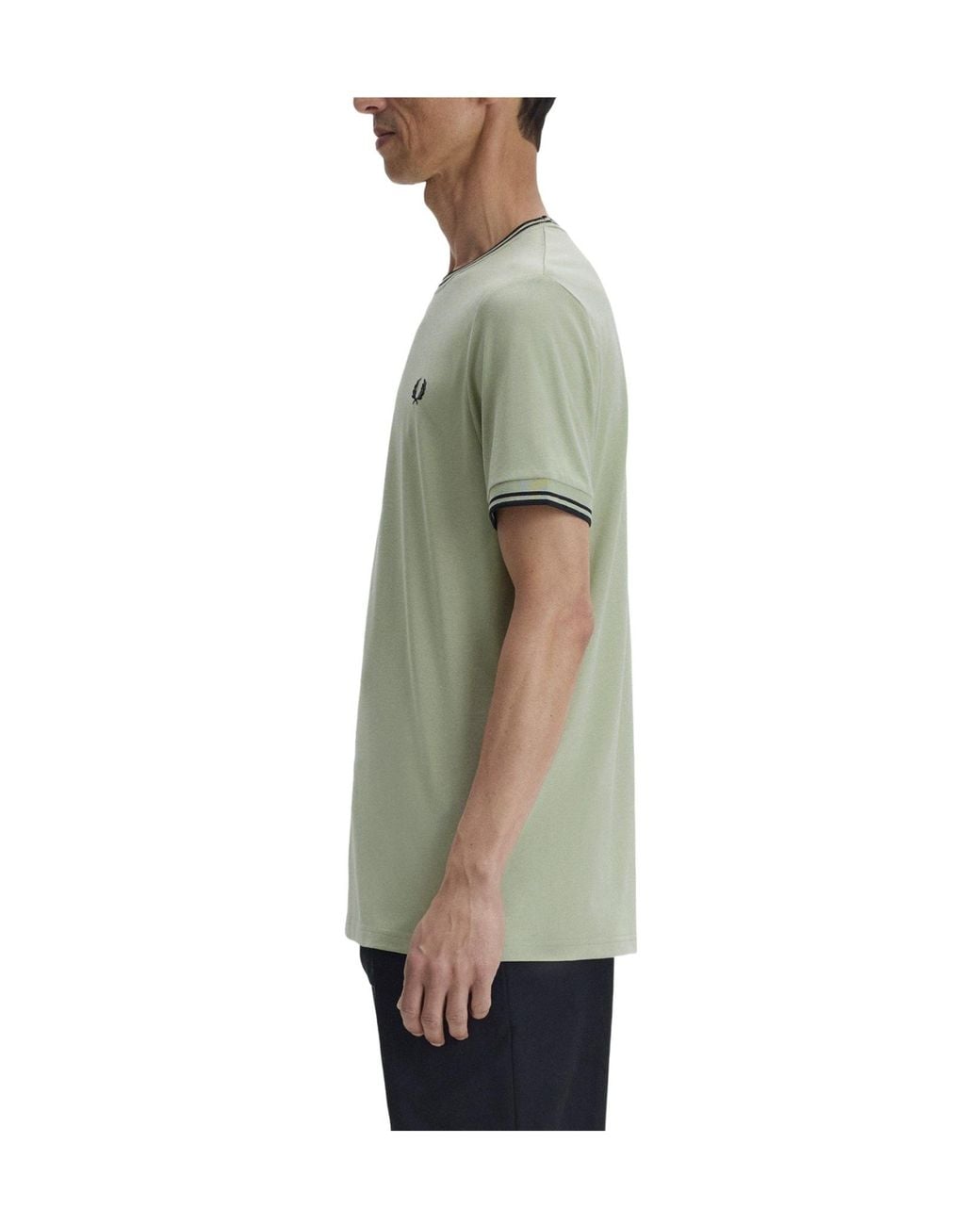 Fred Perry Green Classic Shortsleeve Tshirt for men