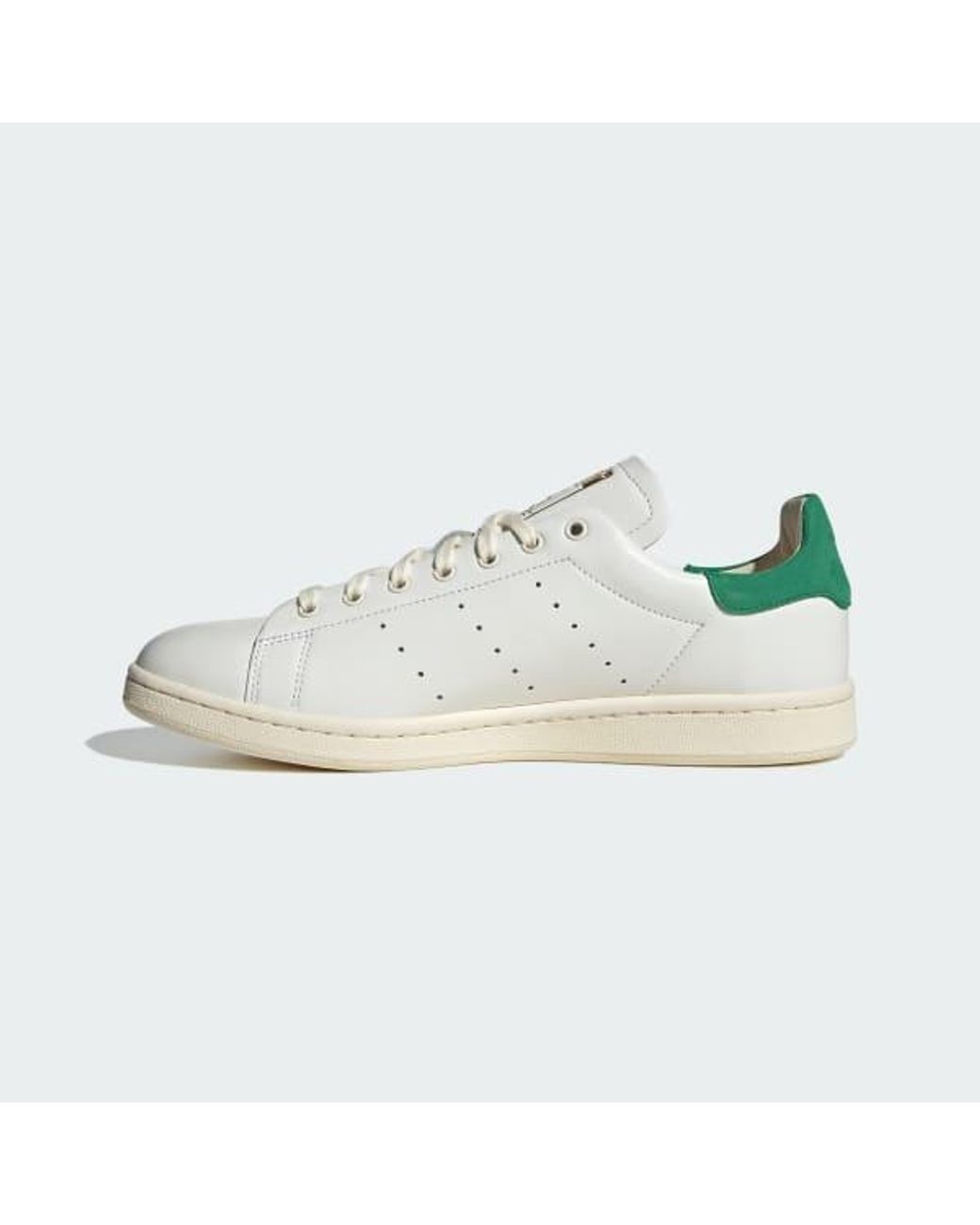 Adidas White Originals Stan Smith Lux Lace-Up Sneakers for men