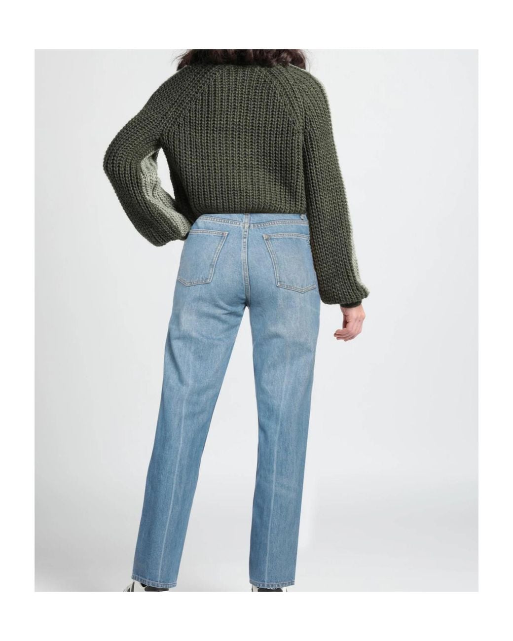 Tory Burch Blue Straight Leg