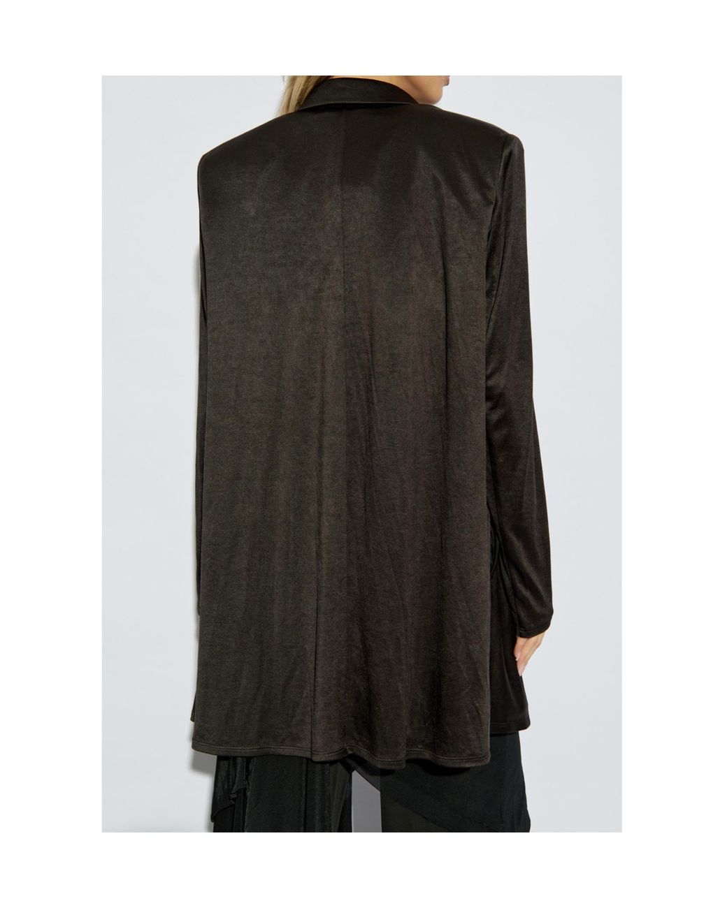 DIESEL Black G-Ardenia Ruffle Detailed Blazer