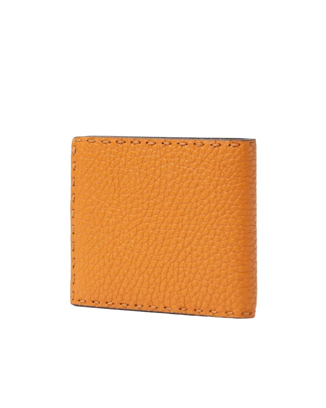 Fendi Orange Selleria Wallet for men