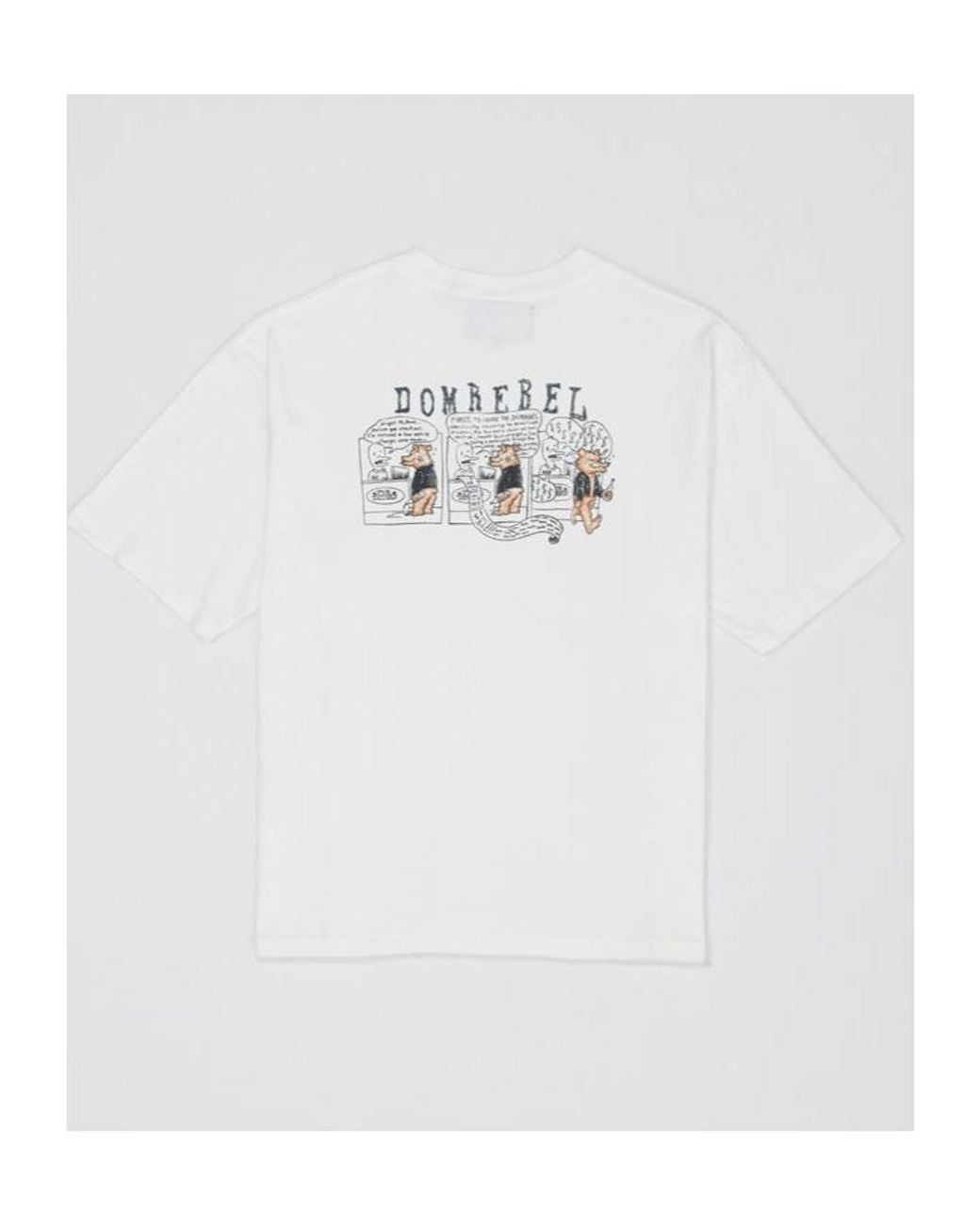 DOMREBEL White Short-Sleeved T-Shirt for men