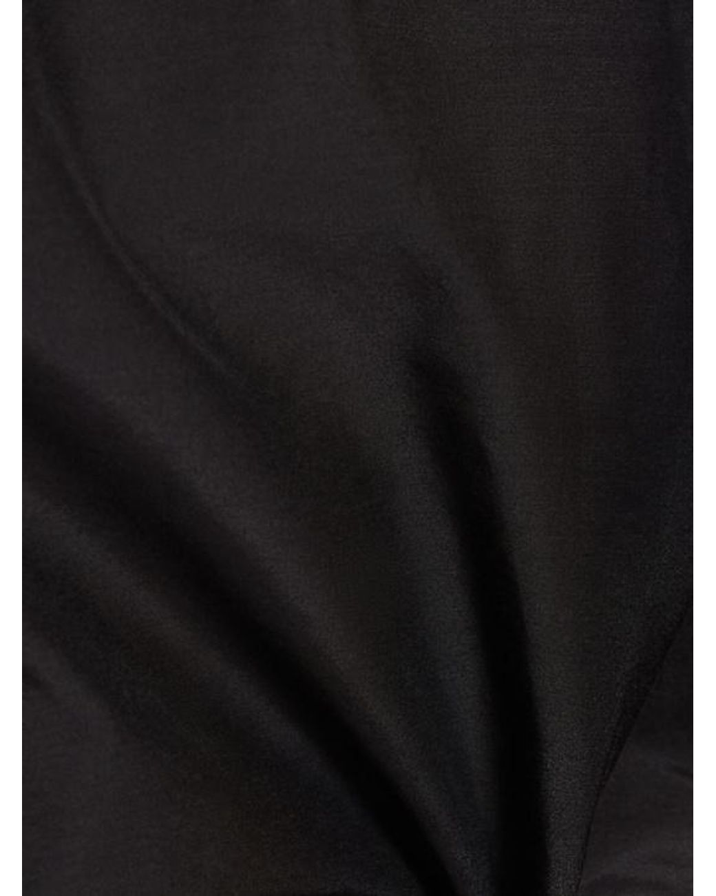 Loulou de Saison Black Cosma Pleated Sleeveless Top