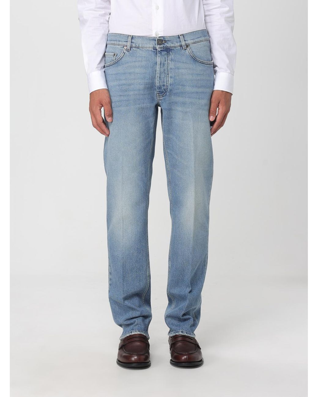 Lardini Blue Straight Fit Jeans for men