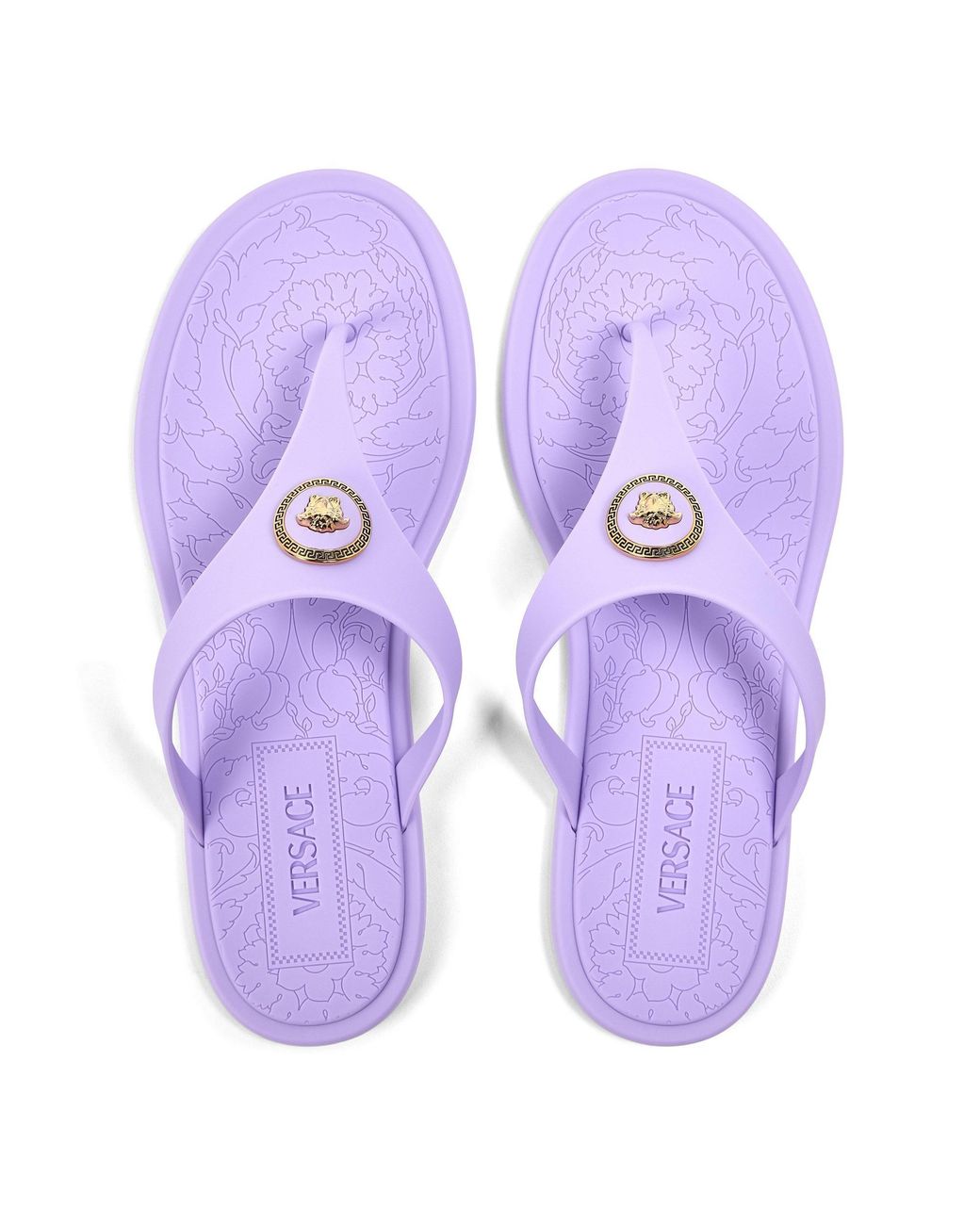 Versace Purple Casual Flat Shoes