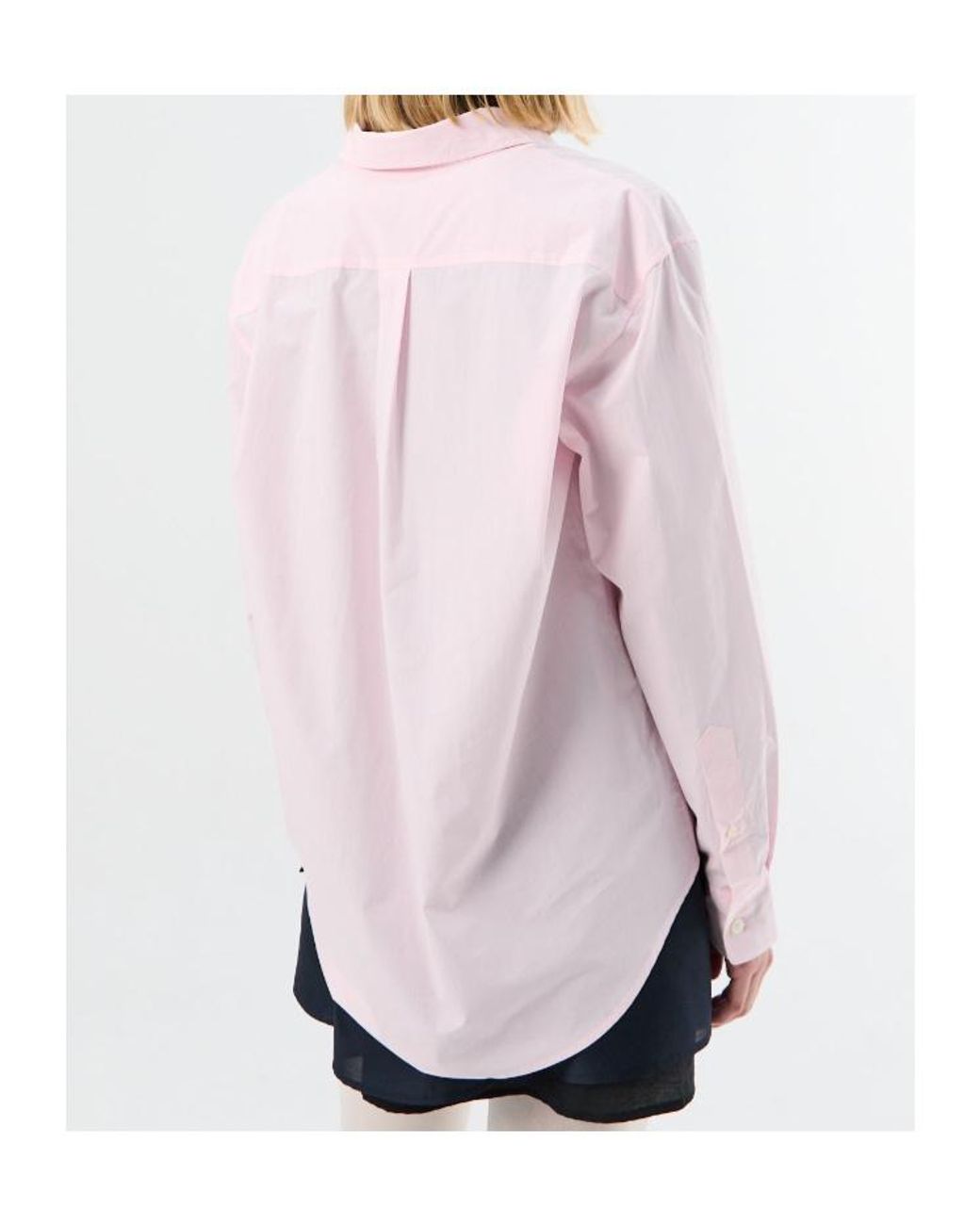 DUNST Pink Long Sleeve Shirt for men