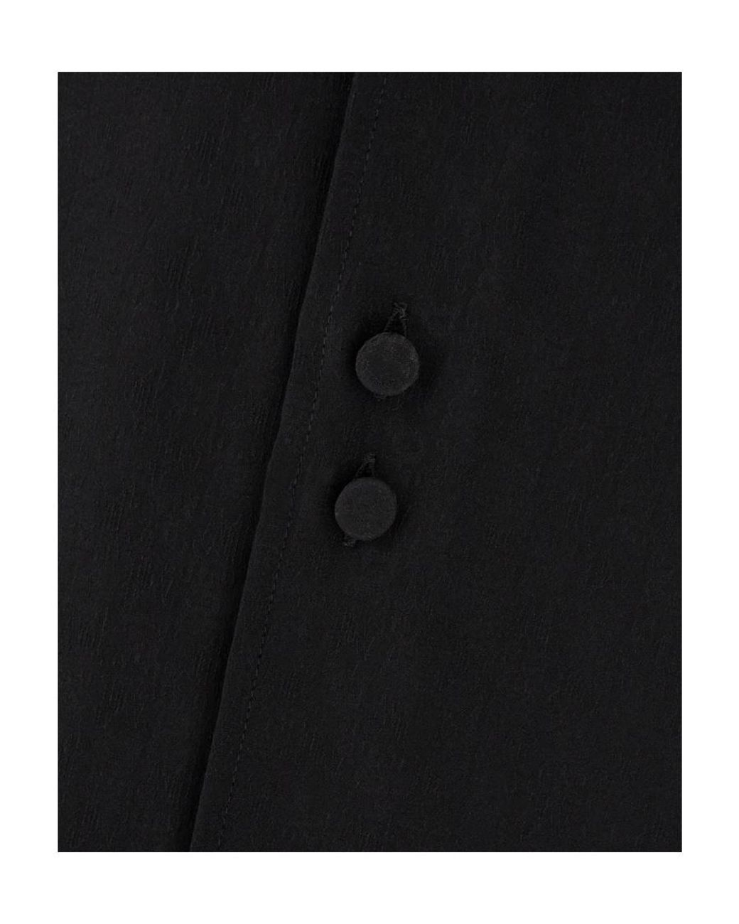 Palm Angels Black Long-Sleeved Shirt for men