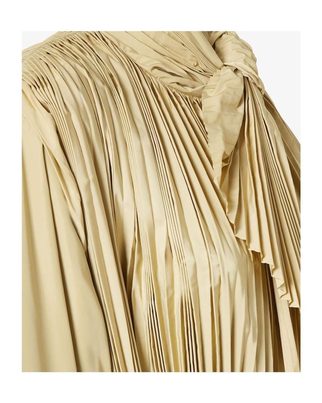 Fendi Metallic Pleated Trench Coat