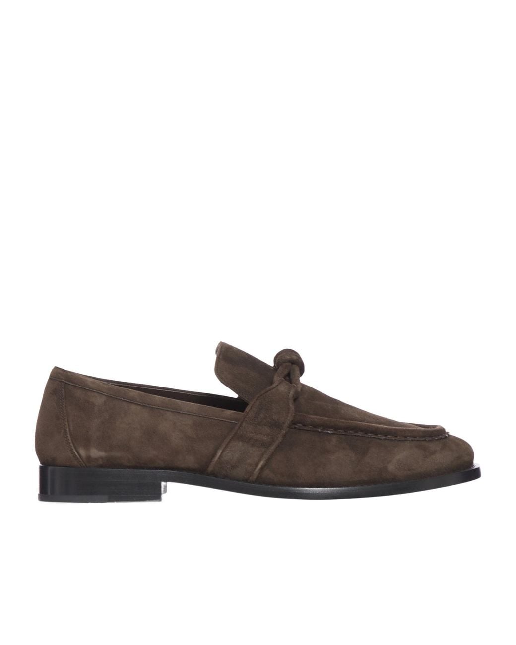 Bottega Veneta Brown Astaire Knot Detailed Loafers for men