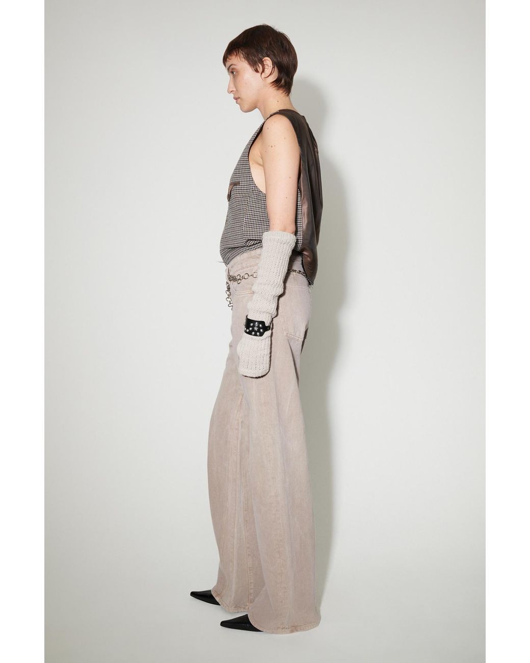 Our Legacy Gray Treble Cut Wide-Leg Jeans