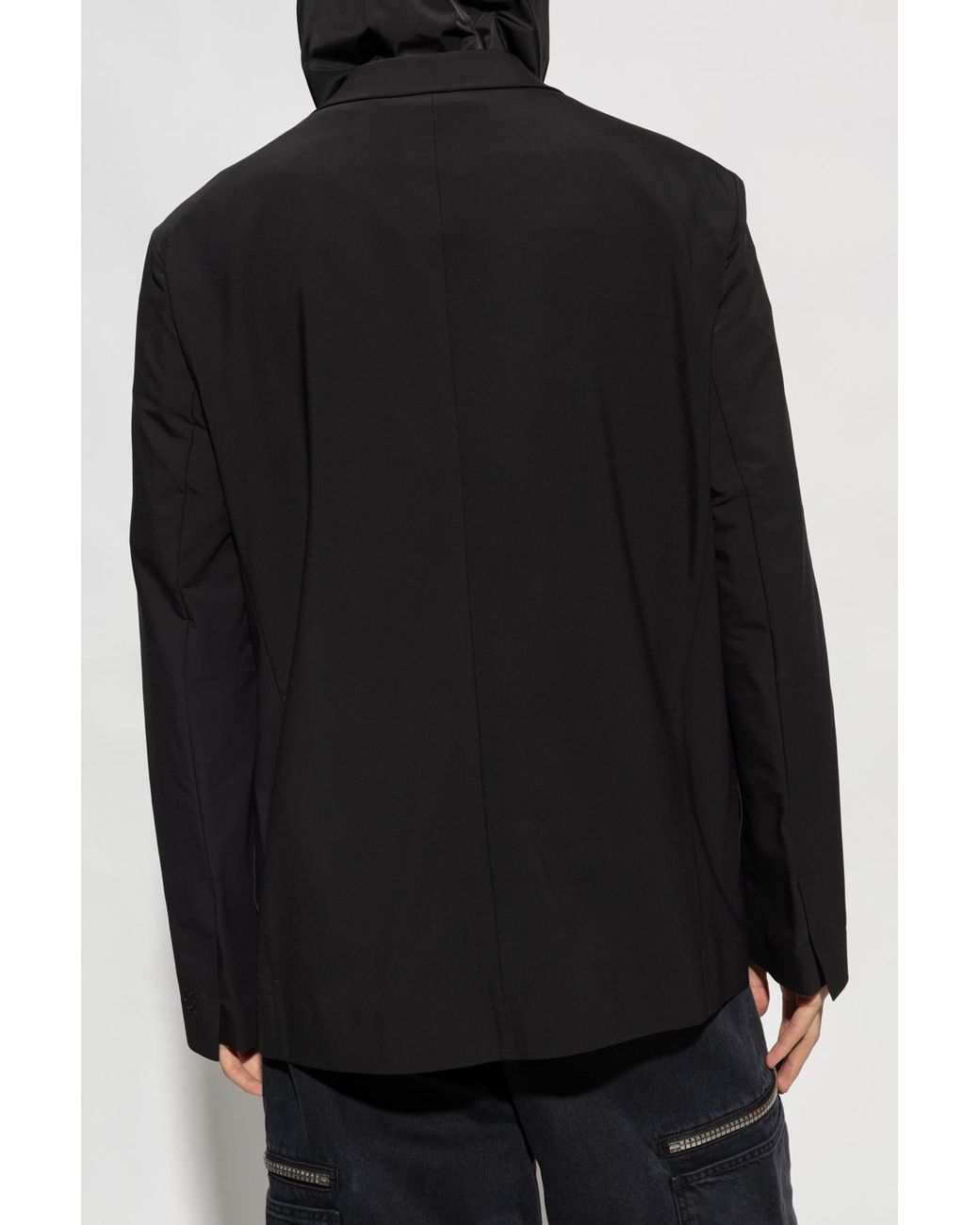 Givenchy Black Hooded Slim-Fit Jacket for men
