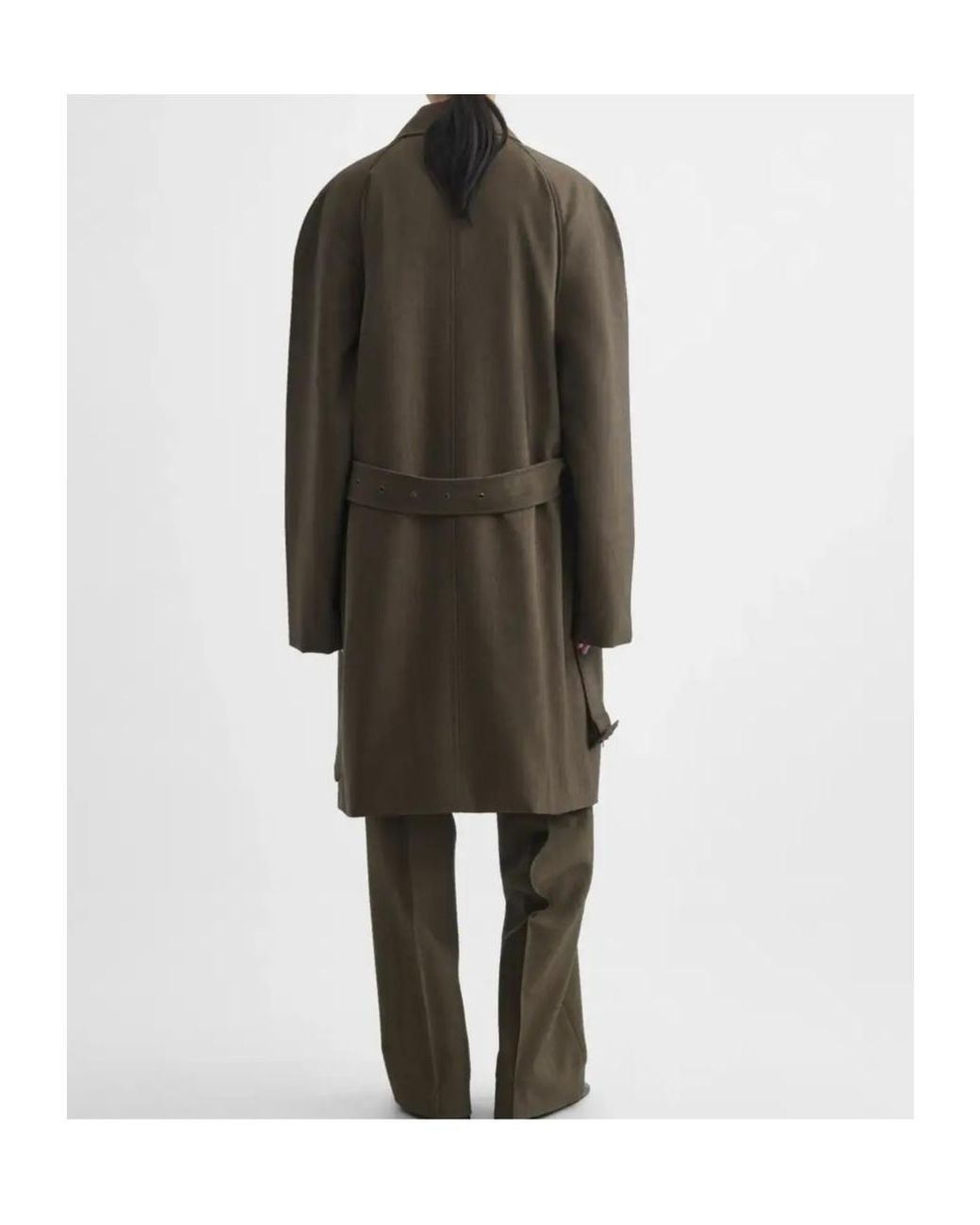 Phoebe Philo Green Padded Car Coat