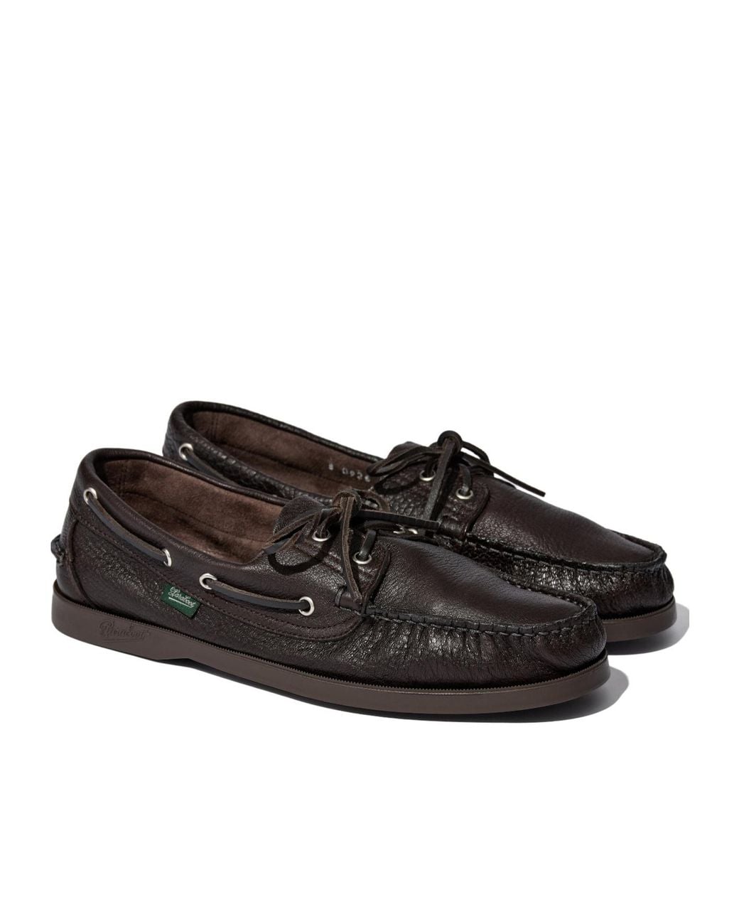 Paraboot Black Lace-Up Loafers for men