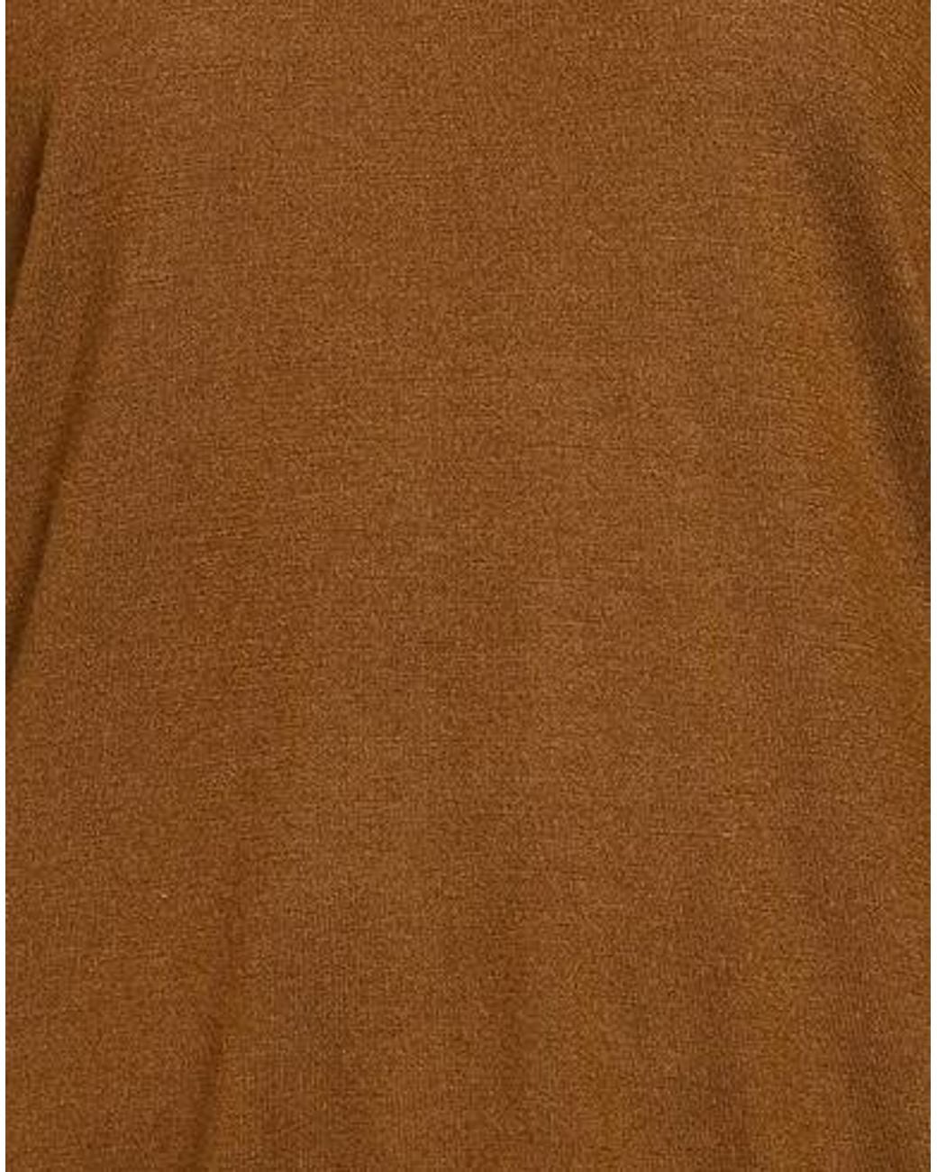 Max Mara Brown Long-Sleeve Turtleneck Sweater