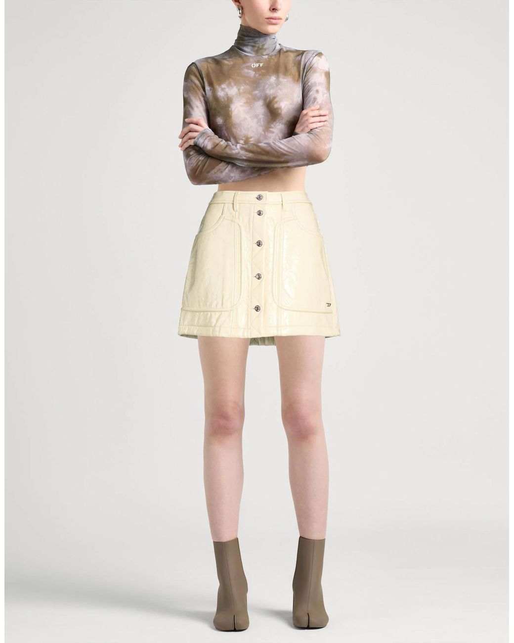 DIESEL Natural Mini Skirts