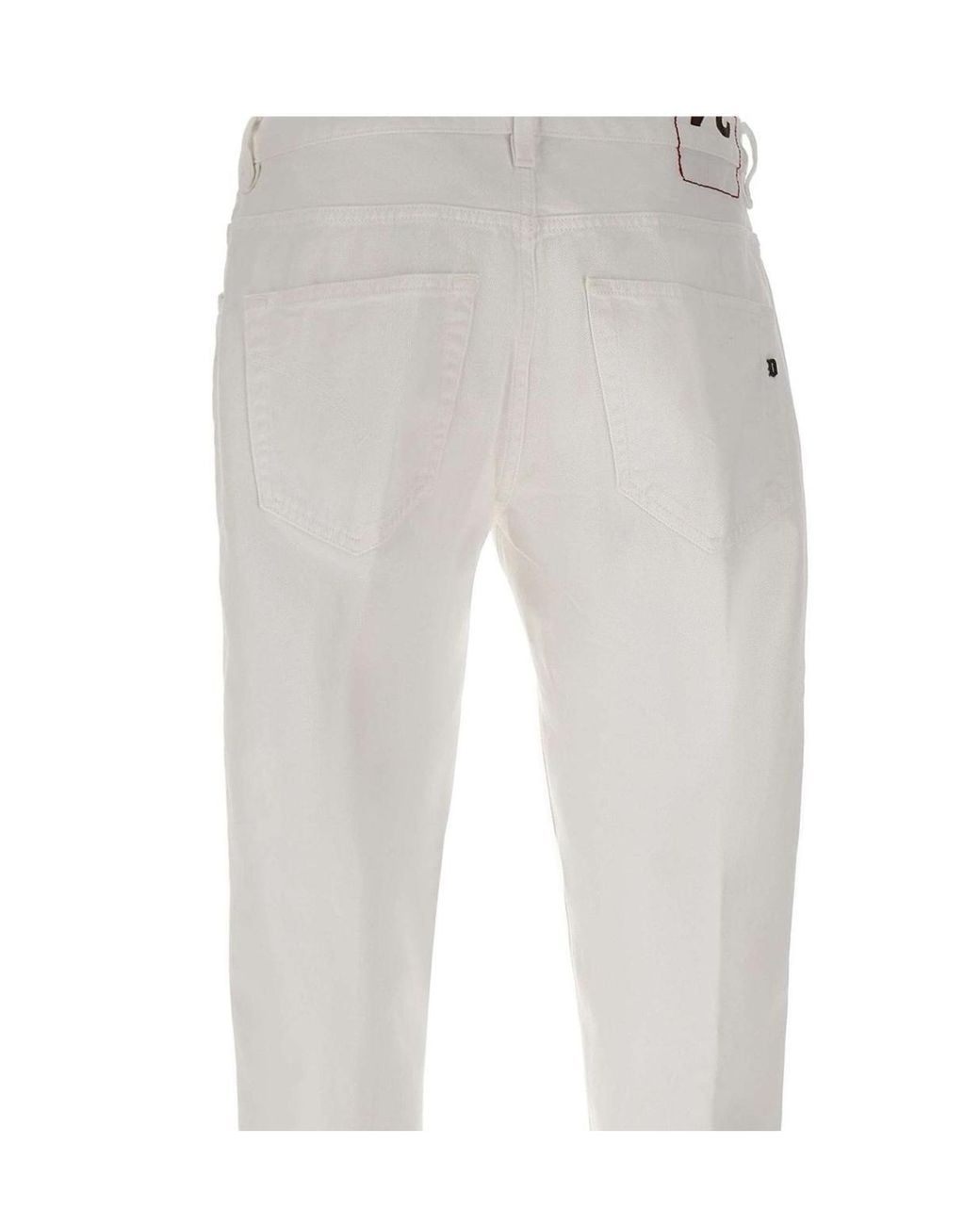 Dondup Gray Brighton Carrot-Fit Jeans for men