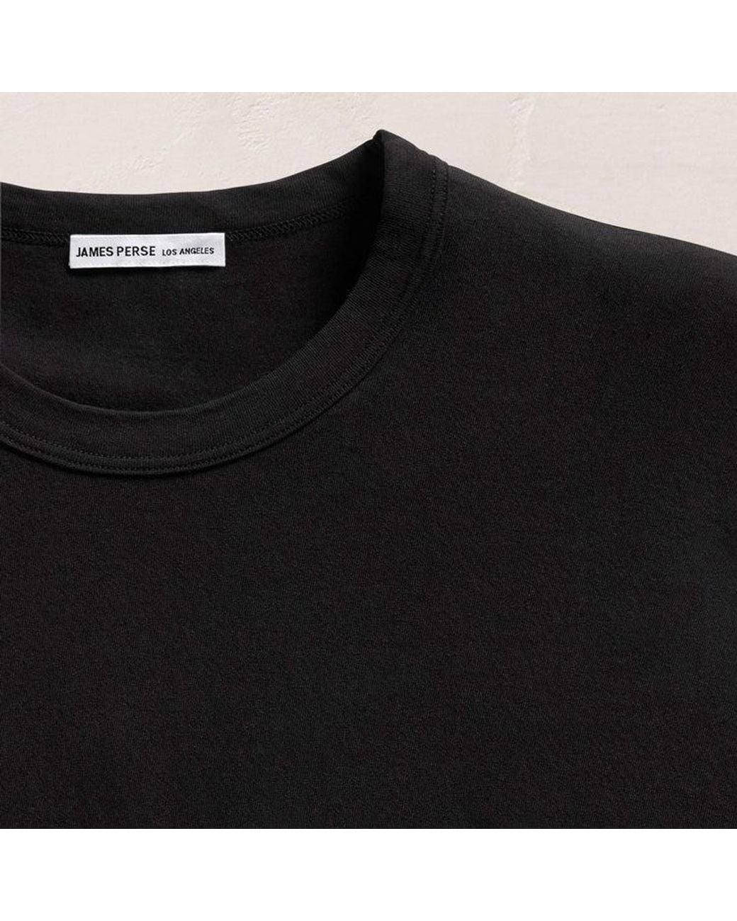 James Perse Black Logo T-Shirt for men