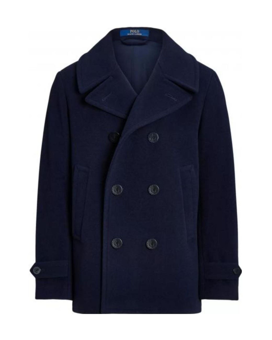 Polo Ralph Lauren Blue Double-Breasted Coat for men
