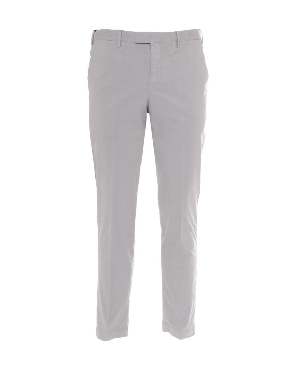 PT01 Gray Pt Torino Classic Tailored Pants for men