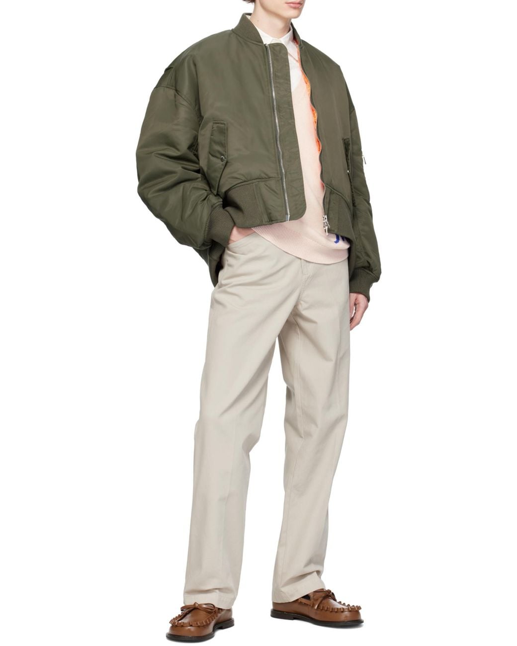 J.W. Anderson White Jw Anderson Button Detailed Straight Leg Trousers for men