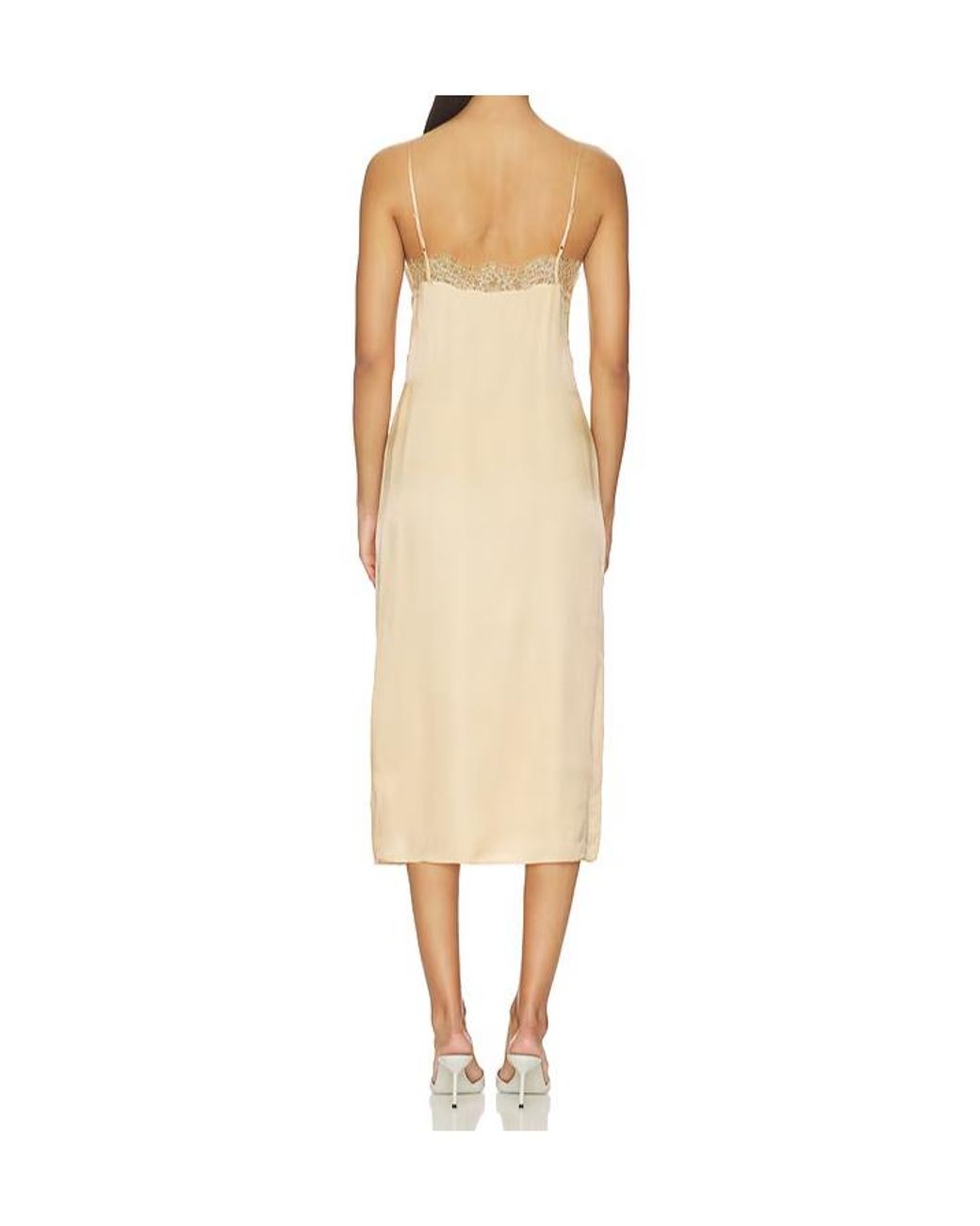 Anine Bing Natural Slip Dress
