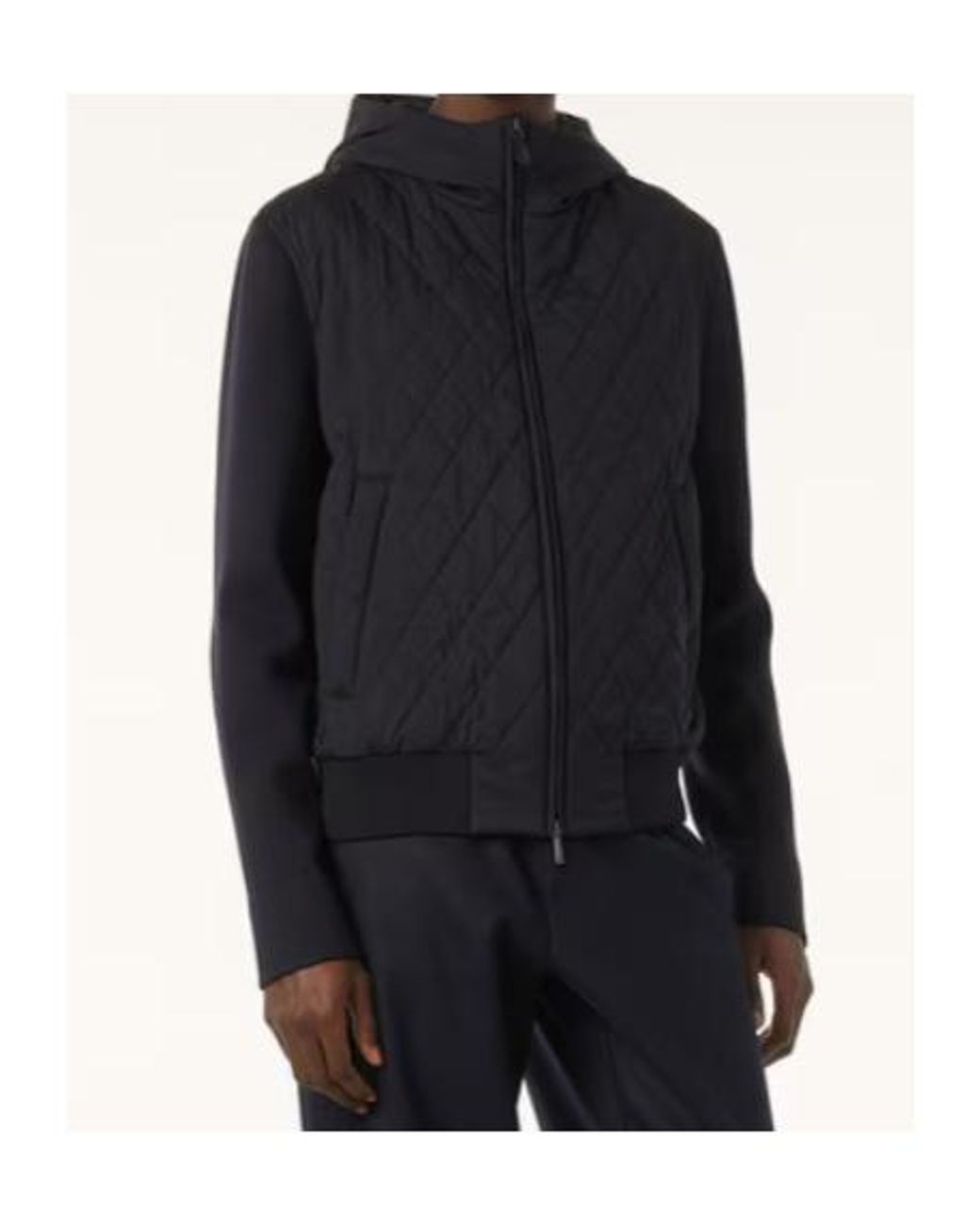 Loro Piana Black Hopton Bomber Jacket for men