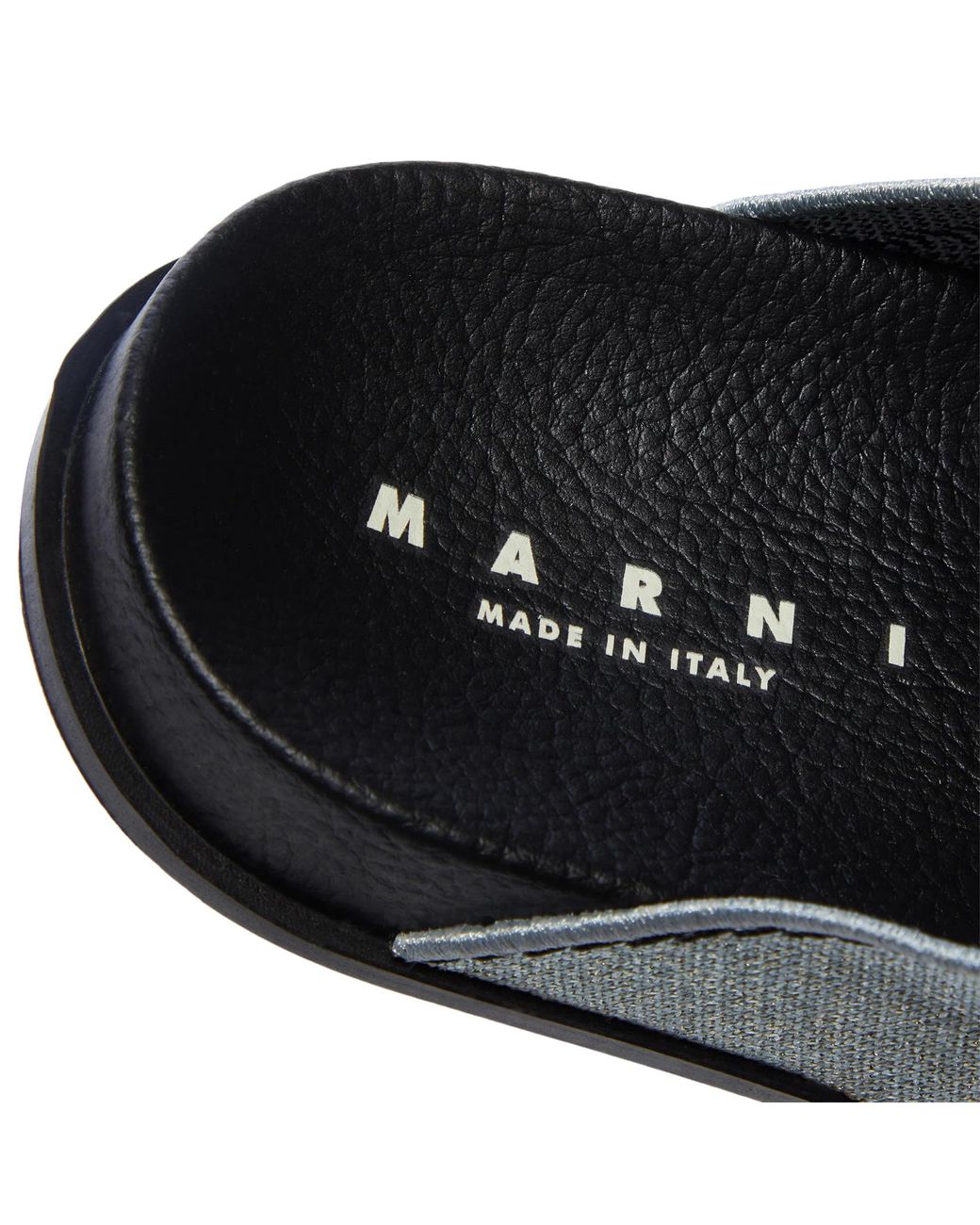 Marni White Jacquard Logo Flip-Flops