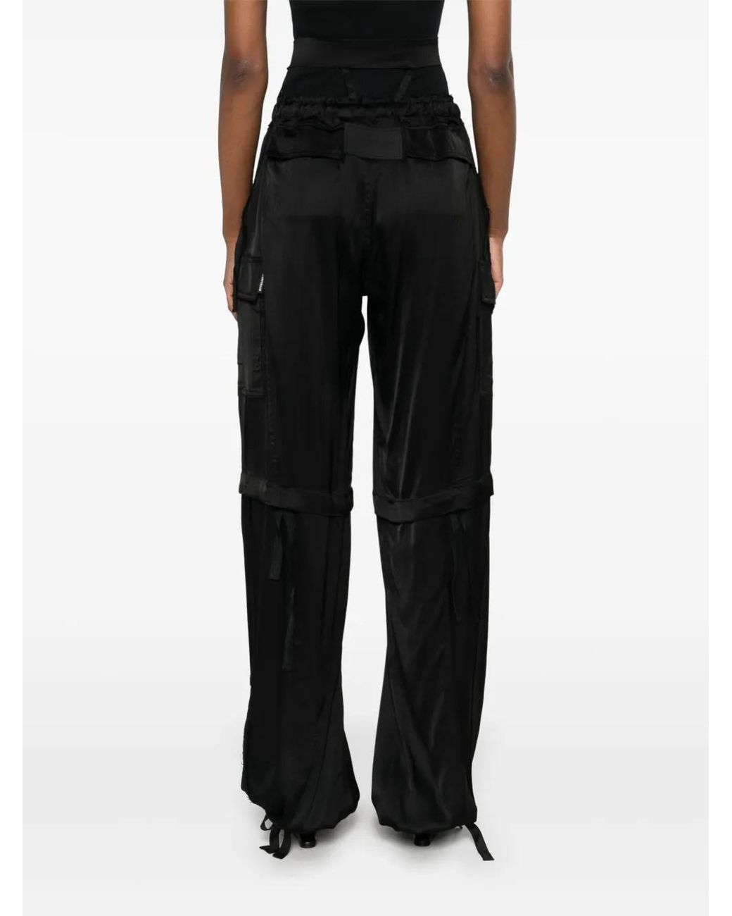 OTTOLINGER Black Cargo Trousers