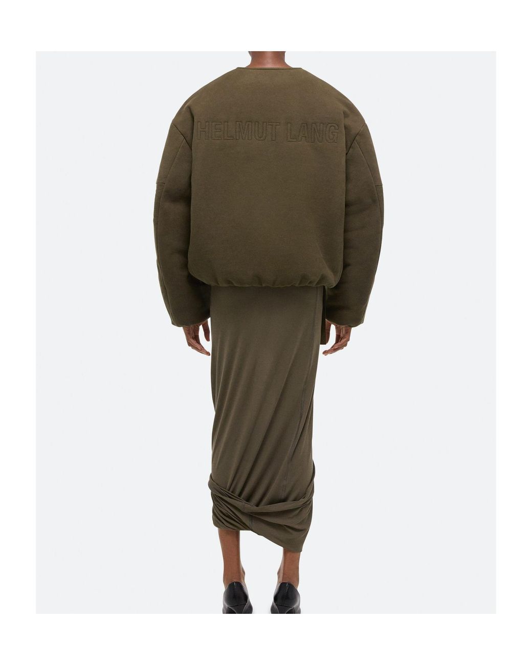 Helmut Lang Green Pocket Padded Jacket