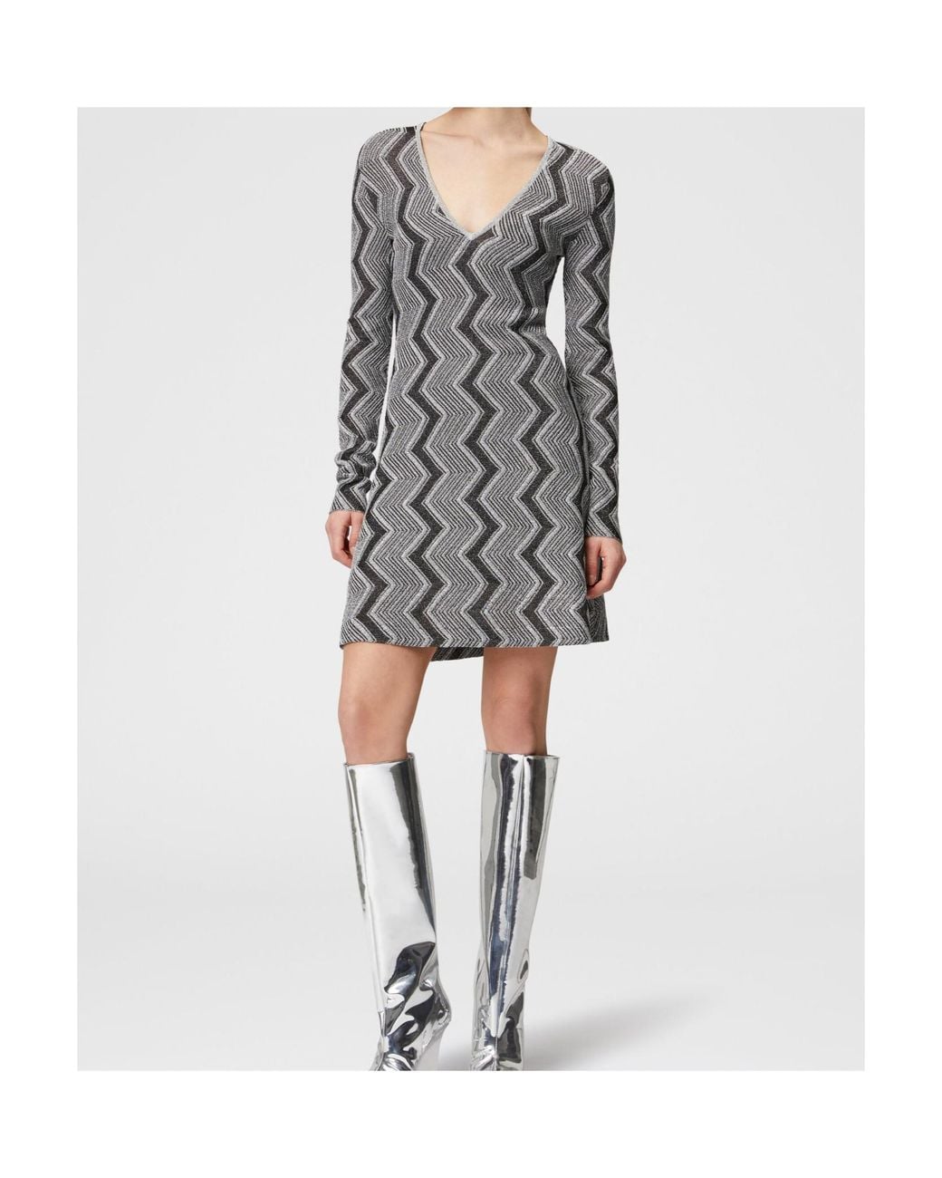 Missoni Gray Short Dresses