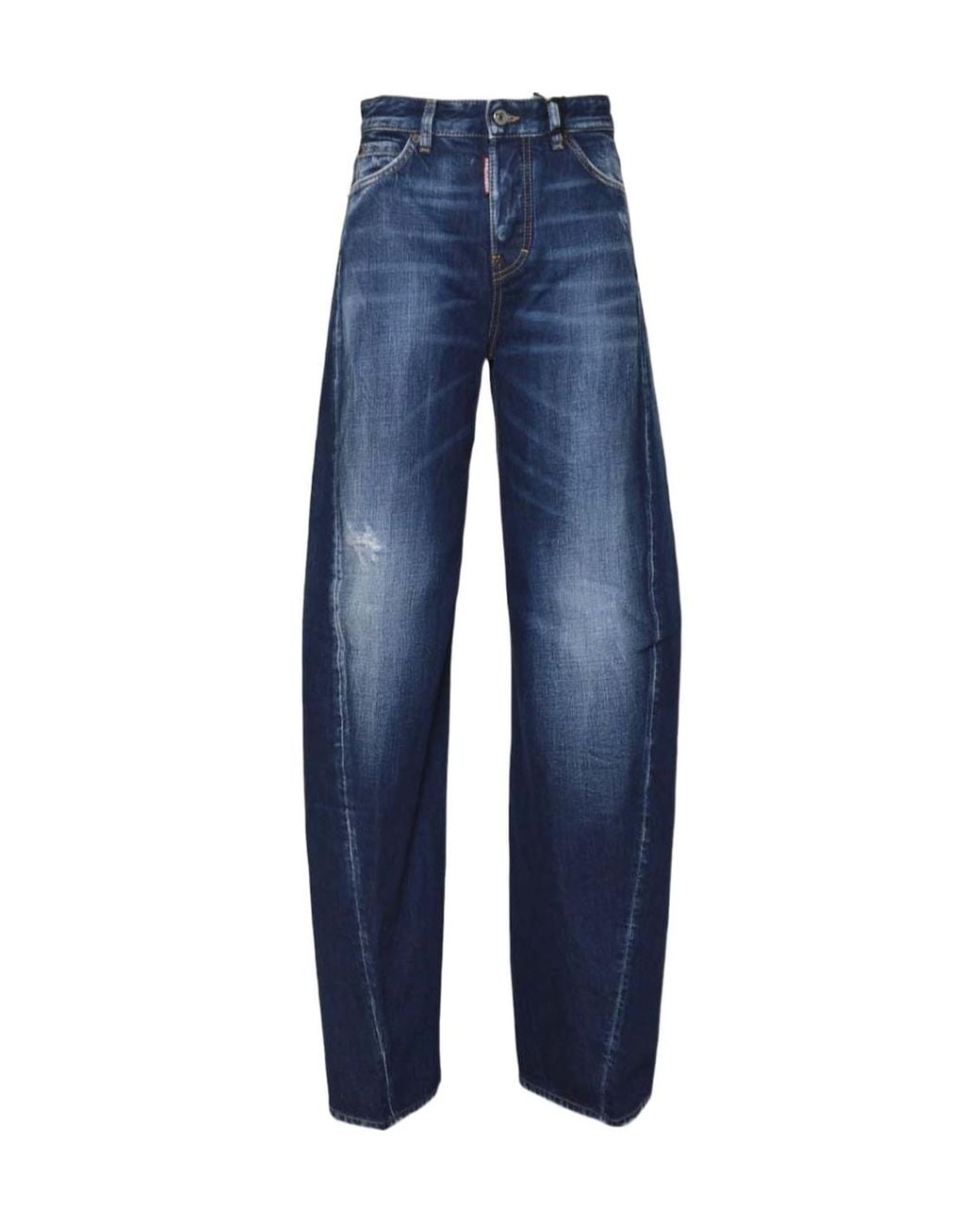 DSquared² Blue Distressed Pants