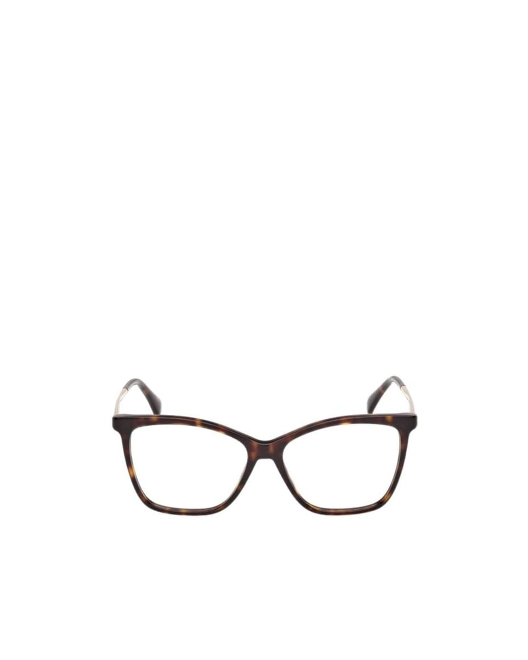 Max Mara White Cat-Eye Glasses