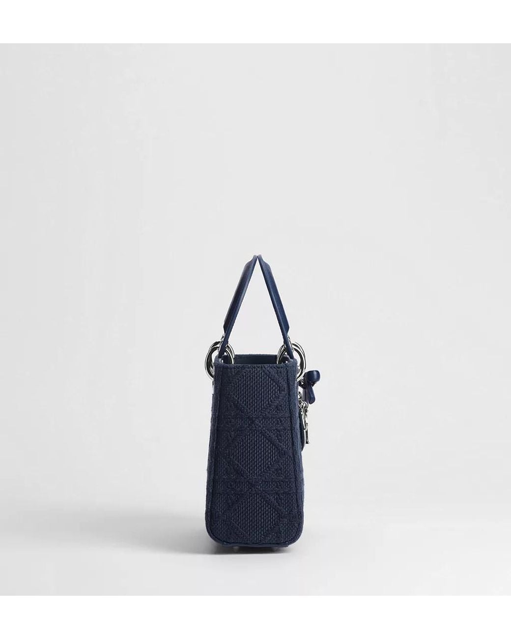 Dior Blue Small Lady Bag With Strap