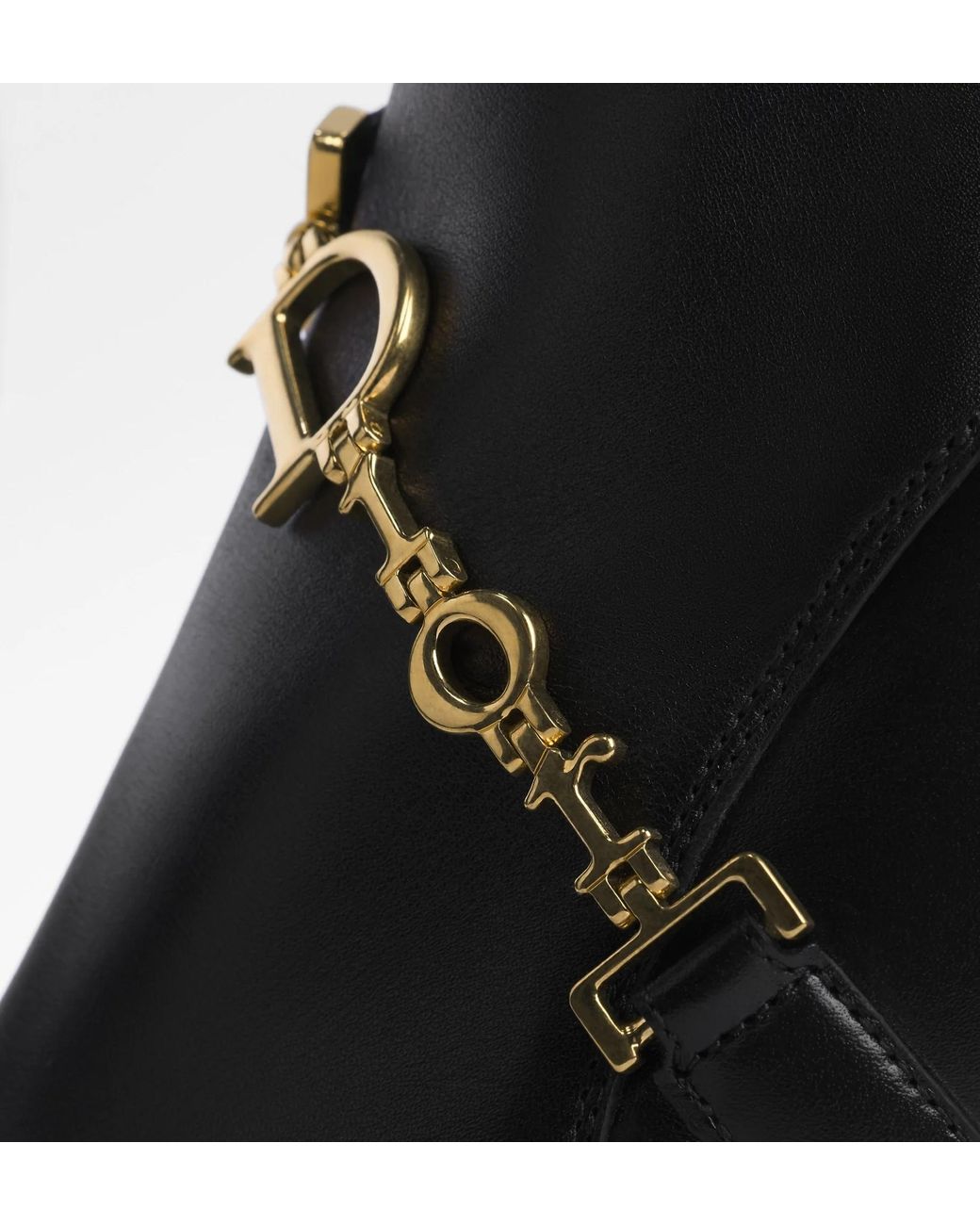 Dior Black Harness Chain Ankle Boots