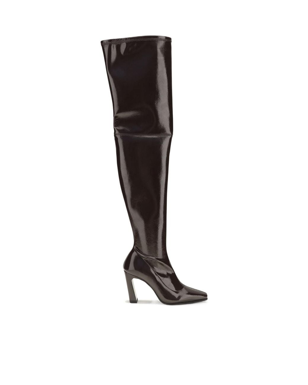 Stuart Weitzman Black High-Heeled Tall Boots
