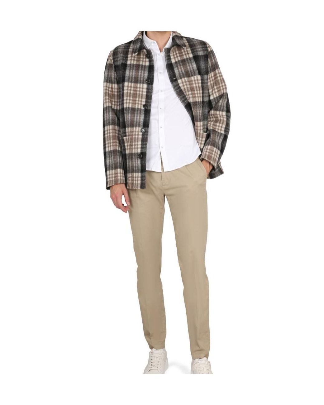 Aspesi Multicolor Tadao Buttoned Jacket for men