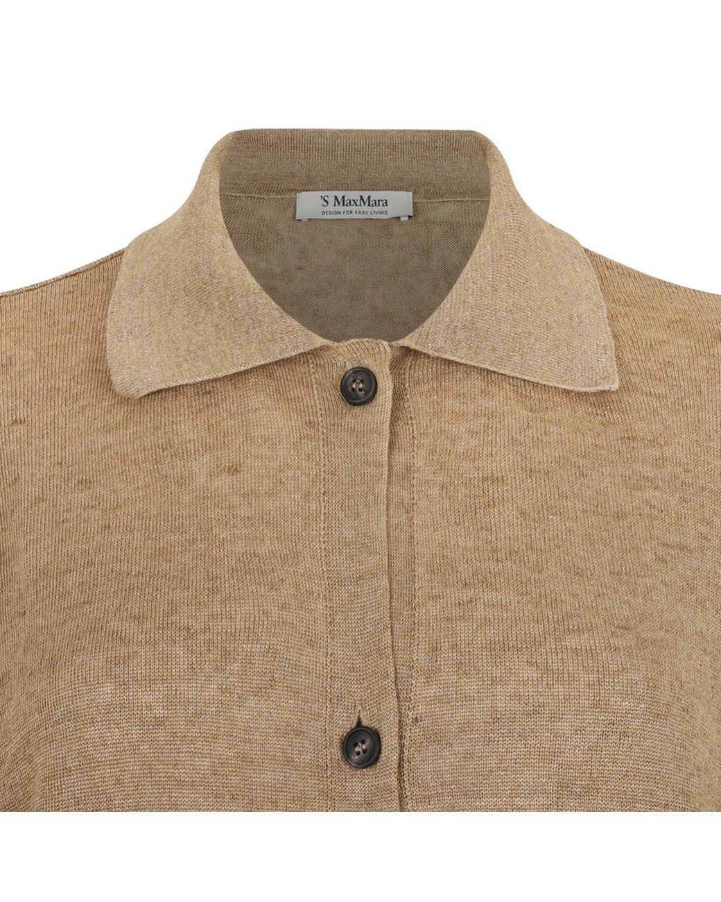 Max Mara Natural Origine Button-Up Cardigan