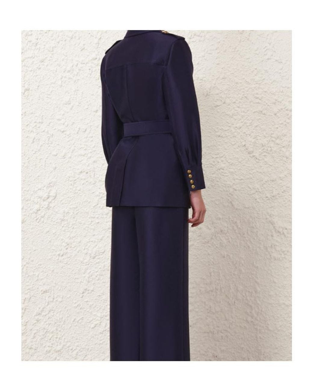 Zimmermann Blue Hypnotic Utility Jacket