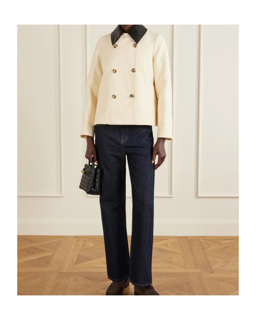 Altuzarra Natural Harburg Double-Breasted Jacket