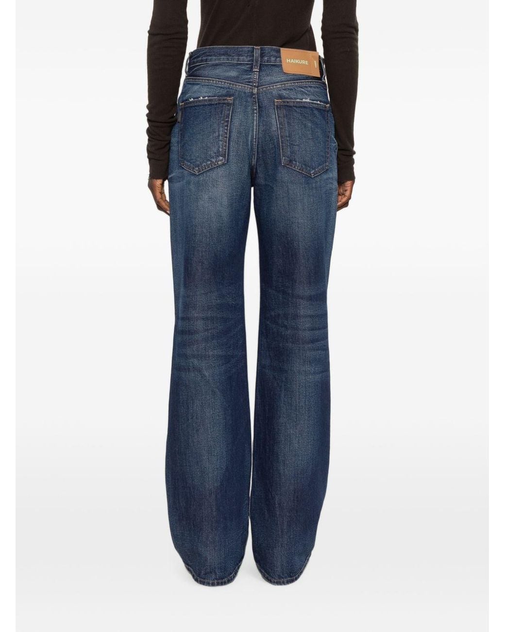 Haikure Blue Straight-Leg Jeans