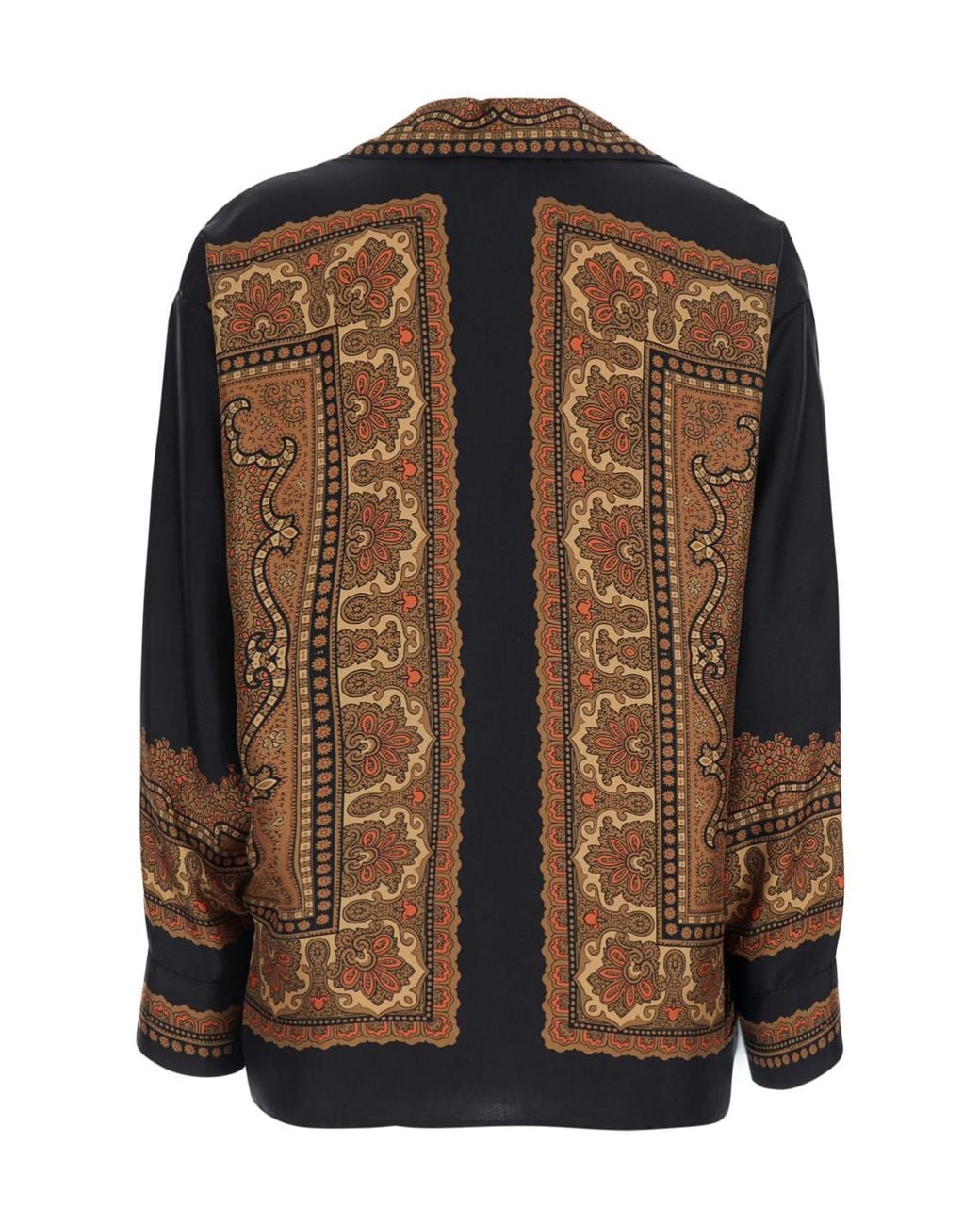 Momoní Brown Momonì Eiki Printed Long-Sleeve Top