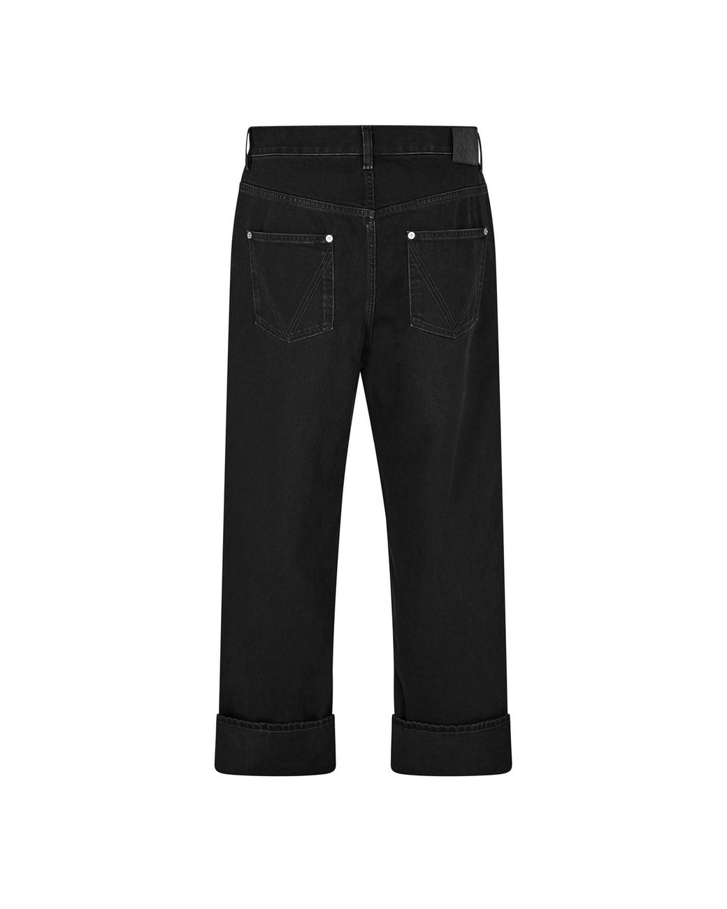 Bottega Veneta Black Turn Up Jean Sn62 for men