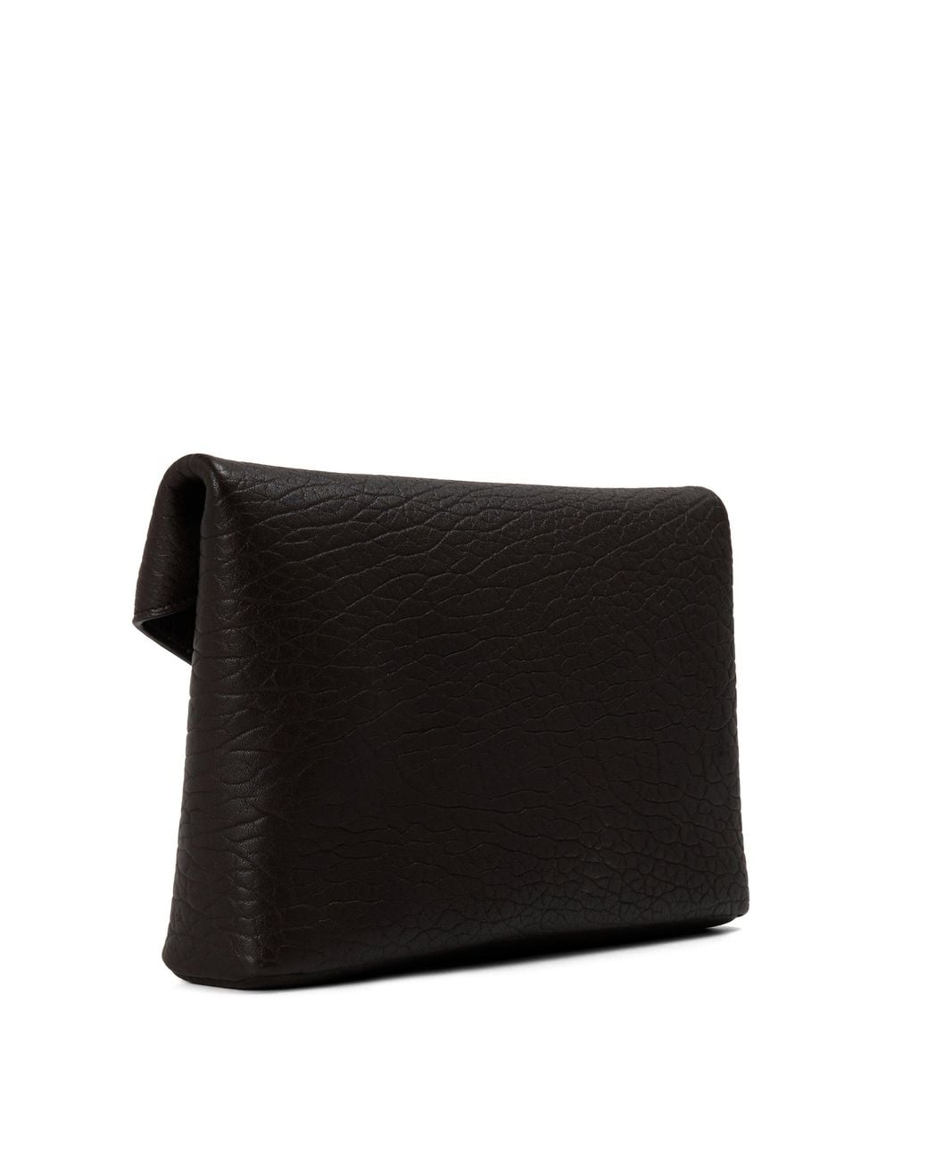 Saint Laurent Black Envelope-Style Clutch Crafted