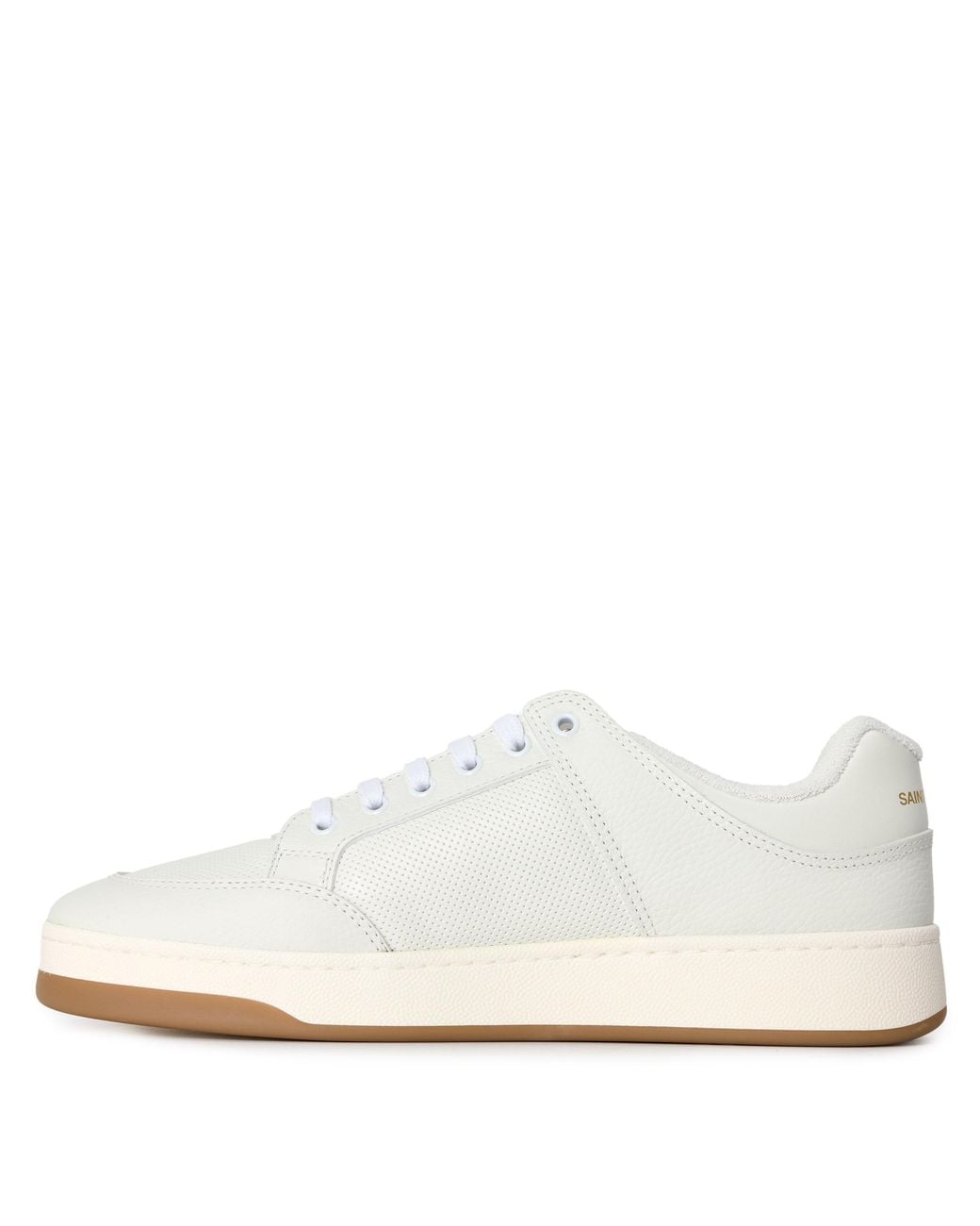 Saint Laurent White Leather Sneakers for men