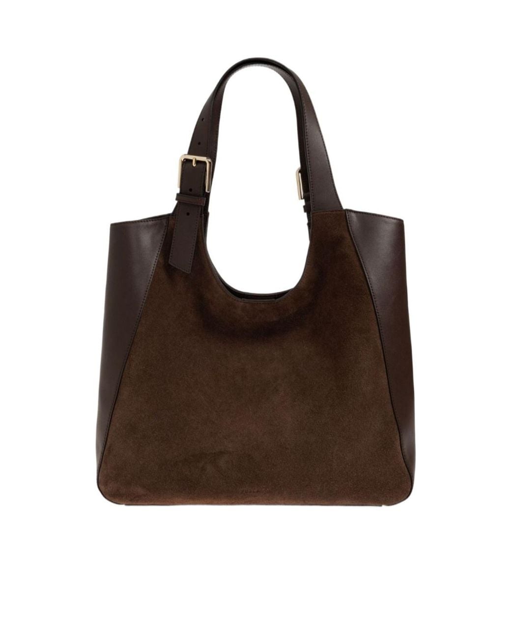 Furla Brown Dora L Tote Bag