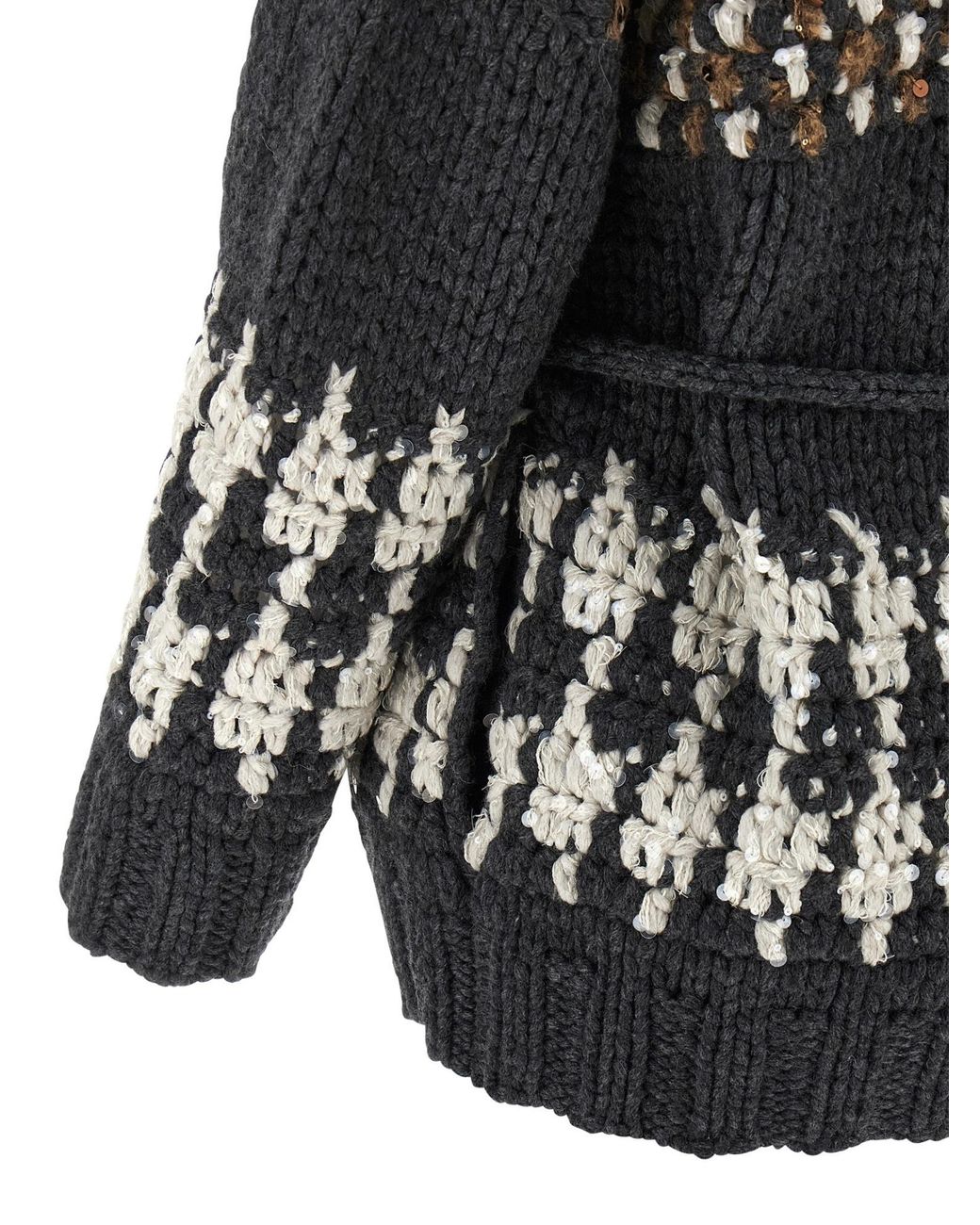 Brunello Cucinelli Black Cardigans