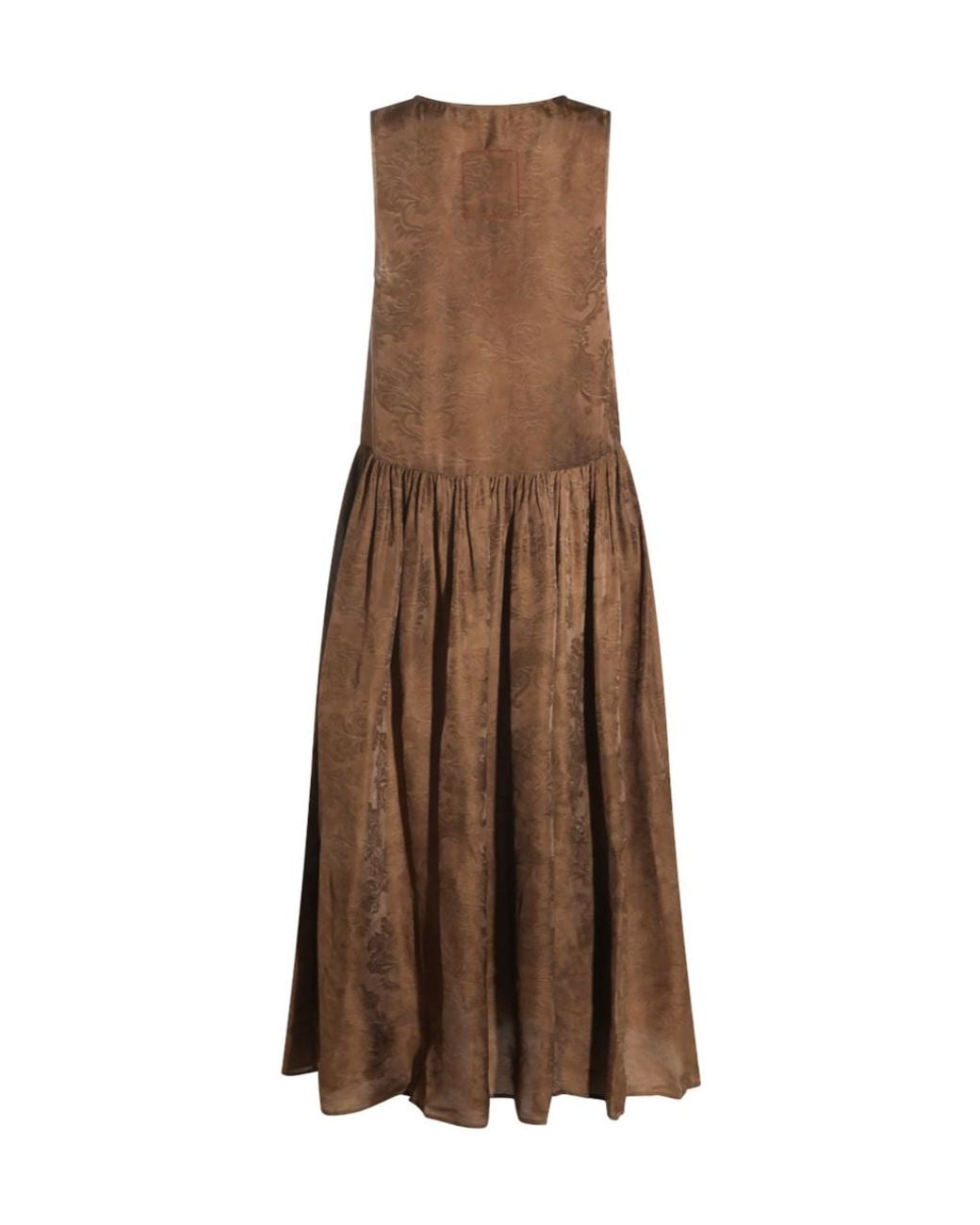 Uma Wang Brown Sleeveless Dress