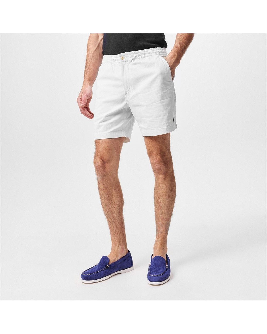 Polo Ralph Lauren White Prepster Shorts for men