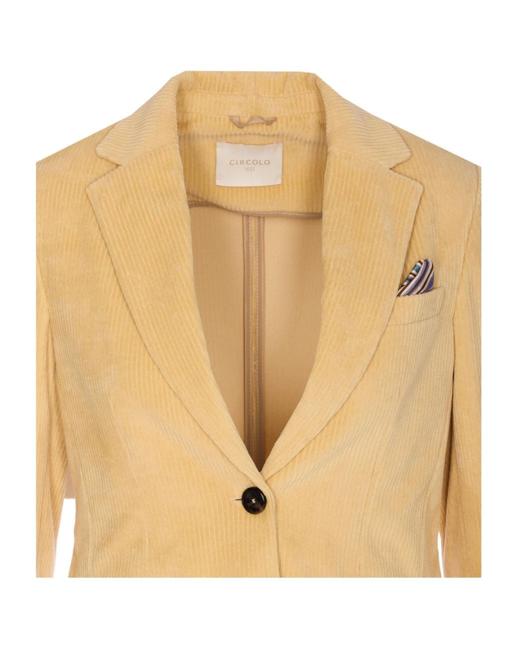 Circolo 1901 Natural Button-Cuff Jacket