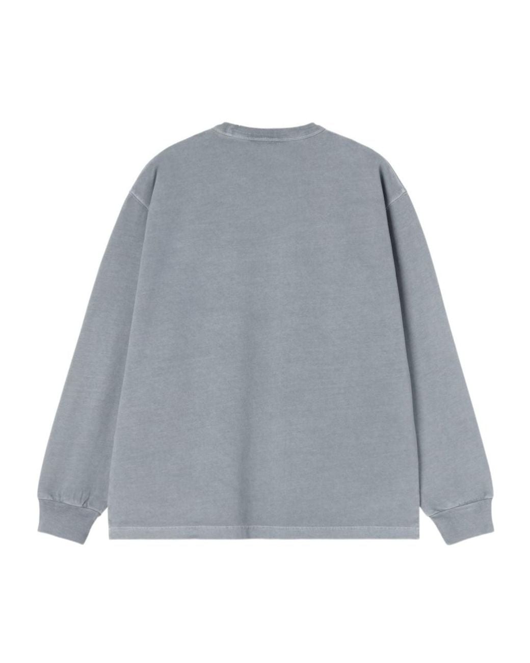 Carhartt Gray Pocket Long-Sleeved T-Shirt for men